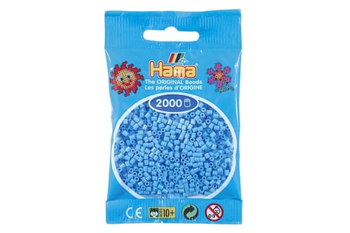 Hama Mini Perler Pastel Blå