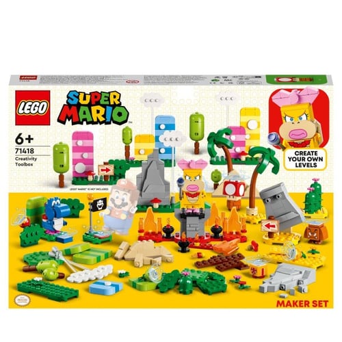LEGO Super Mario - Kreativ værktøjskasse – skabersæt (71418)