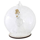 Glas klokke til ophæng. Dia. 8cm, Hvid ⎮ 5713582428821 ⎮ DG_008665 