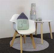 Husformet pude grøn lille ⎮ 5713142017687 ⎮ NO_000019 