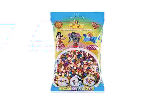 Hama midi perler 3000stk mix 58