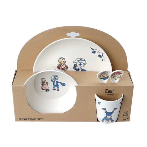 Emil fra Lønneberg 100% melamin spisesæt