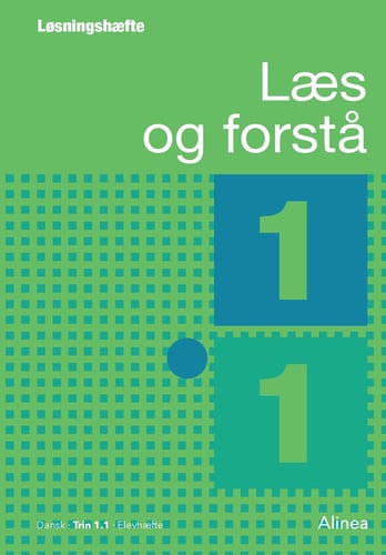 Læs og forstå, Løsningshæfte 1, 1