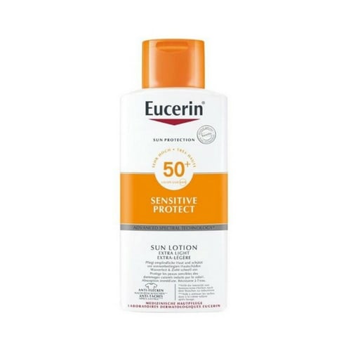 Solcreme Sensitive Protect Eucerin Spf 50 150 ml