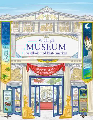 Vi går på museum : pysselbok med klistermärken