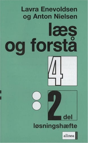Læs og forstå 4, 2 Løsningshæfte