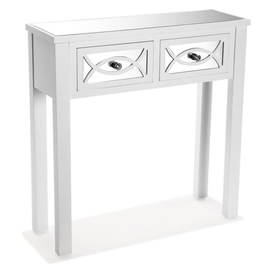 Konsolentisch mit 2 Schubladen Miska Holz MDF/Tannenholz (25 x 78 x 78 cm) ⎮ 8420327463289 ⎮ BB_S3405001 