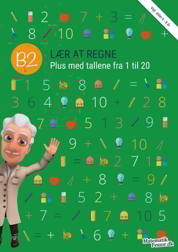 B2 - Lær at regne, Plus med tallene fra 1 til 20