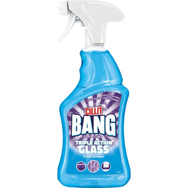 Cillit Bang Triple Action Glass, vinduesrens 750ml