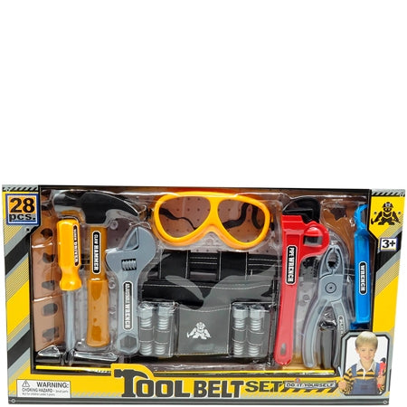 DoIt - Werkzeuggürtel-Spielzeugset mit 28 Teilen (Info)