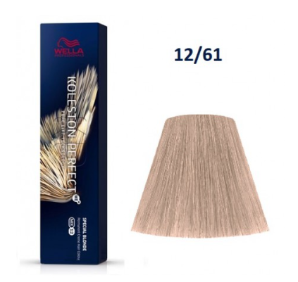 Wella - Permanent Hårfarve 12/61 Special Blonde Violet Ash – Koleston Perfect ME+ 60 ml