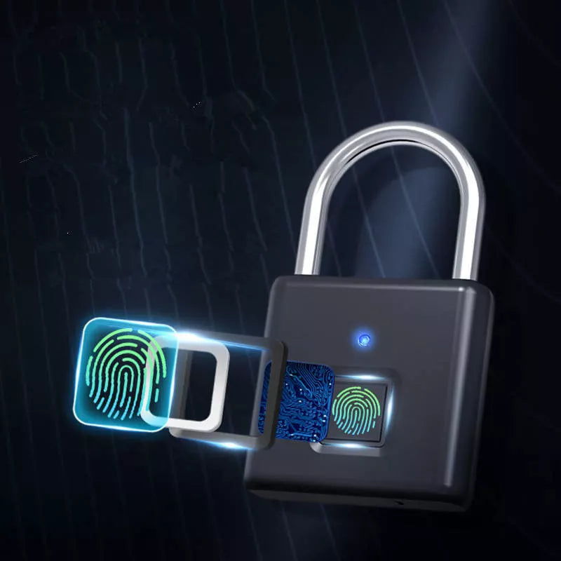 MITECH1 – Vorhängeschloss mit biometrischem Fingerabdruckschloss