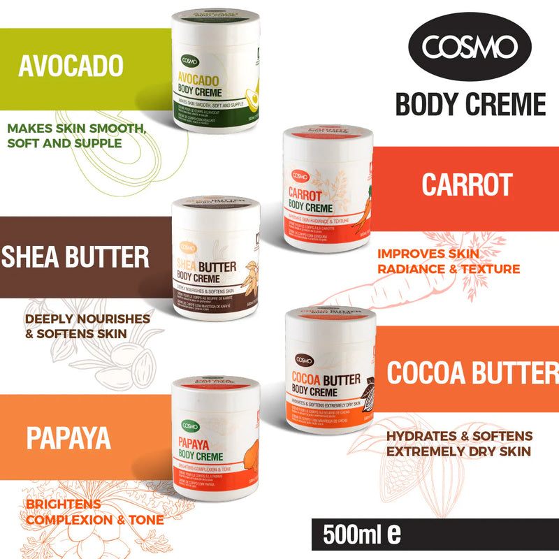 Cosmo - Kropscreme 500ml Cocoa Butter