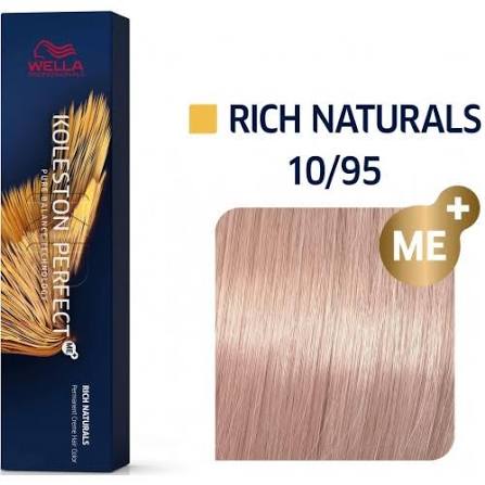 Wella Koleston Perfect 10/95 – Permanent Hårfarve Lightest Blonde Cendré Mahogany