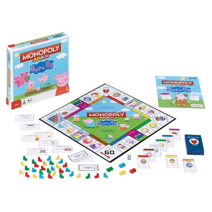 PEPPA PIG / GURLI PIG – MONOPOLY JUNIOR – AUF ENGLISCH 