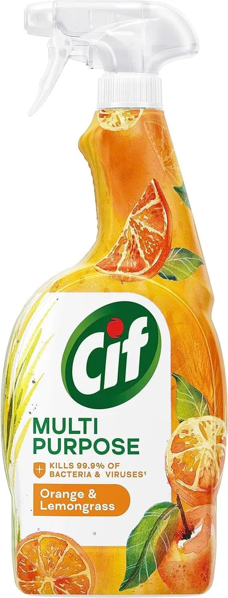 Cif Multipurpose Orange Lemongrass 750ml