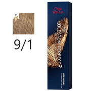 Wella Permanent Hårfarve 9/1 Very Light Ash Blonde – Koleston Perfect ME 60 ml