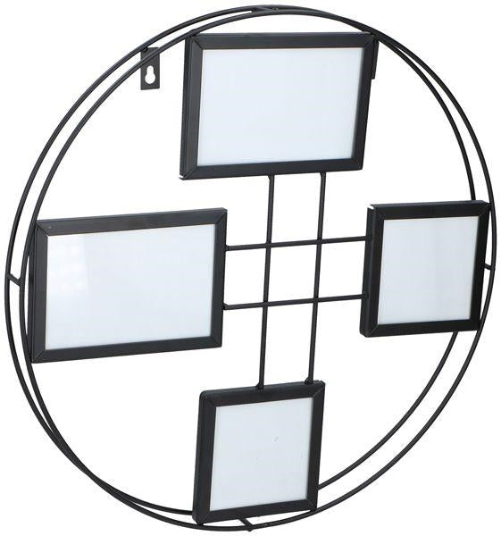 Arti casa - metal fotoramme 40x3,5cm med plads til 4 billeder
