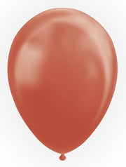 Fiesta - 10 balloner metallisk metallisk kobber farve 30cm - Dollarstore.dk