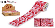 Krist - Geschenkband Rot-braune Weihnachtsfigur
