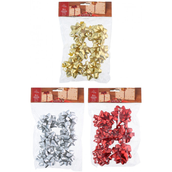 Weihnachtsgeschenke – Schleifen für Geschenke 6 x 6,5 cm – doppelt klebend