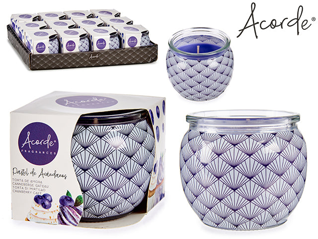 Acorde - Duftlys i bær-kage aroma