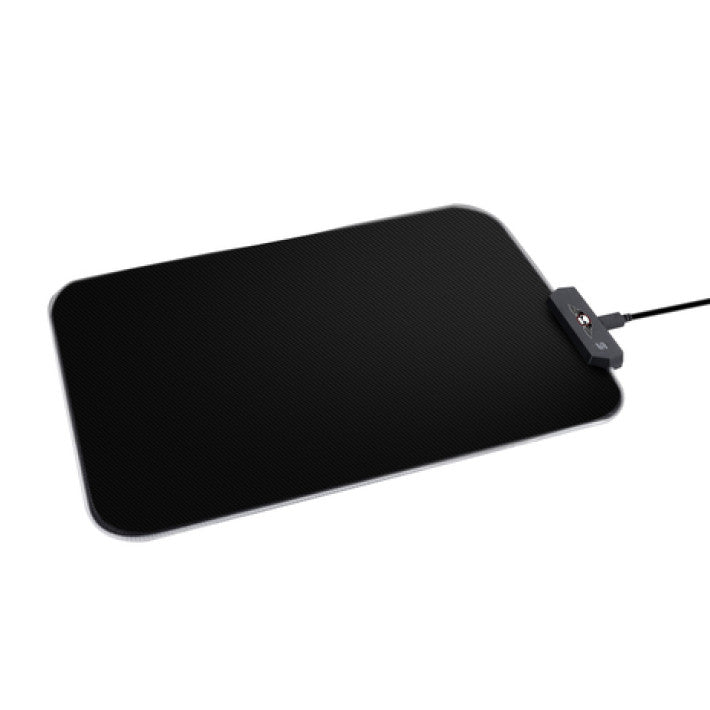 Keine Angst – Mauspad mit LED-Licht, 7 Farben – Gamer-Matte