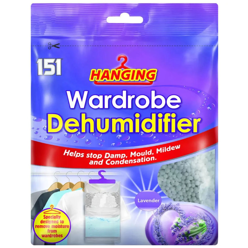 151 - Duft-Kleiderschrank-Luftentfeuchter Lavendel 180gr