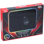 Keine Angst – Mauspad mit LED-Licht, 7 Farben – Gamer-Matte