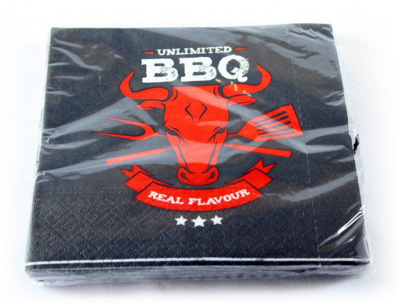 Bbq - Servietter - Dollarstore.dk