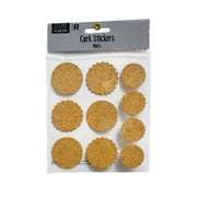 SOF – Korkaufkleber 10 Stück – 3 cm und 4 cm