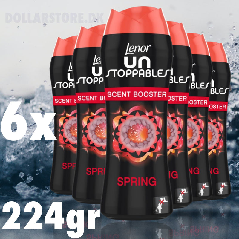 Lenor-Packung mit 6 x Duftverstärker 224 g – Unstoppables Spring