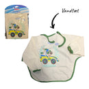 Lätzchen – Schürze mit Ärmeln, 100 % Polyurethan-Leder – wasserdicht