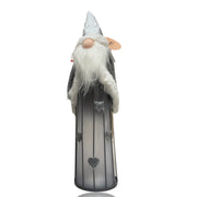 Krist – Graue Weihnachtsmannfigur 55 cm mit integrierter Beleuchtung