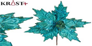 Krist - Frühlingsblume in grüner metallischer Farbe