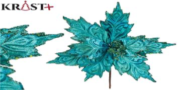 Krist - Frühlingsblume in grüner metallischer Farbe