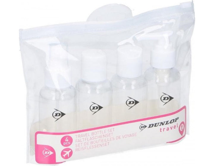 DUNLOP TRAVEL BOTTLE  SET 4PCS 2X85ML - 1X80ML-1X87ML