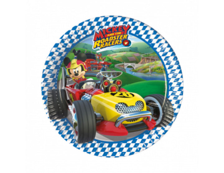 Mickey roadster 8 papirplader medium 20cm