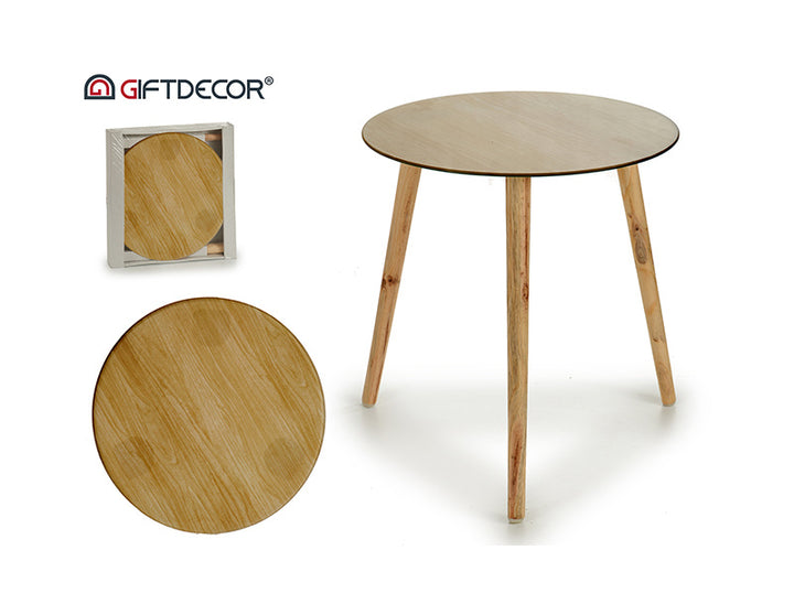 Giftdecor Glasbord 40cm - Træ