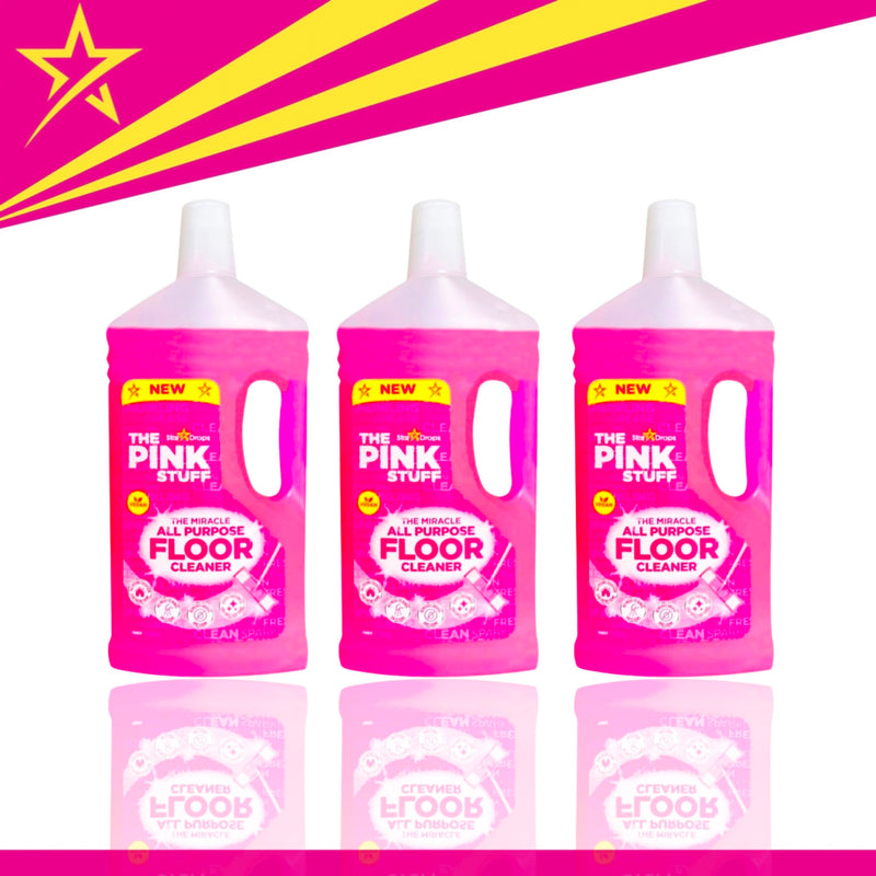 The Pink Stuff – 3er-Set Bodenreiniger 1000 ml
