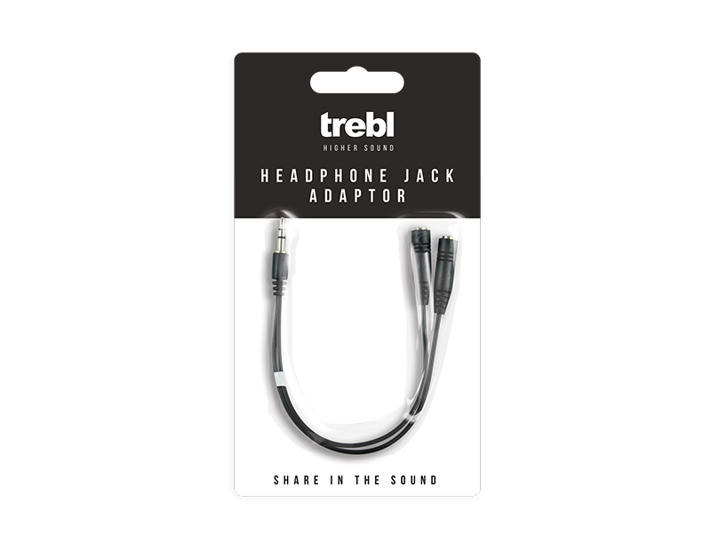 Trebl - Hovedtelefon Splitterstik Adapter - Dollarstore.dk