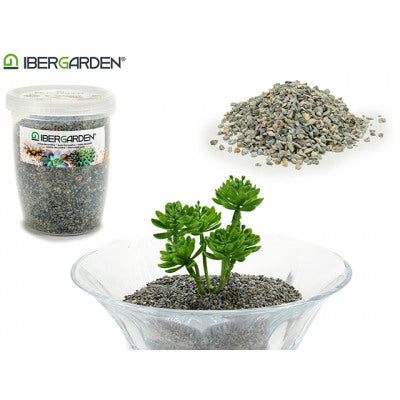 Ibergarden Granitsplitter 1,5 kg (3–4 mm) – Grau/Schwarz