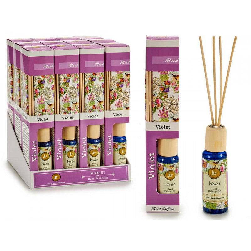 Premium Mikado-Duftstäbchen mit 50 ml Duftöl – Violett