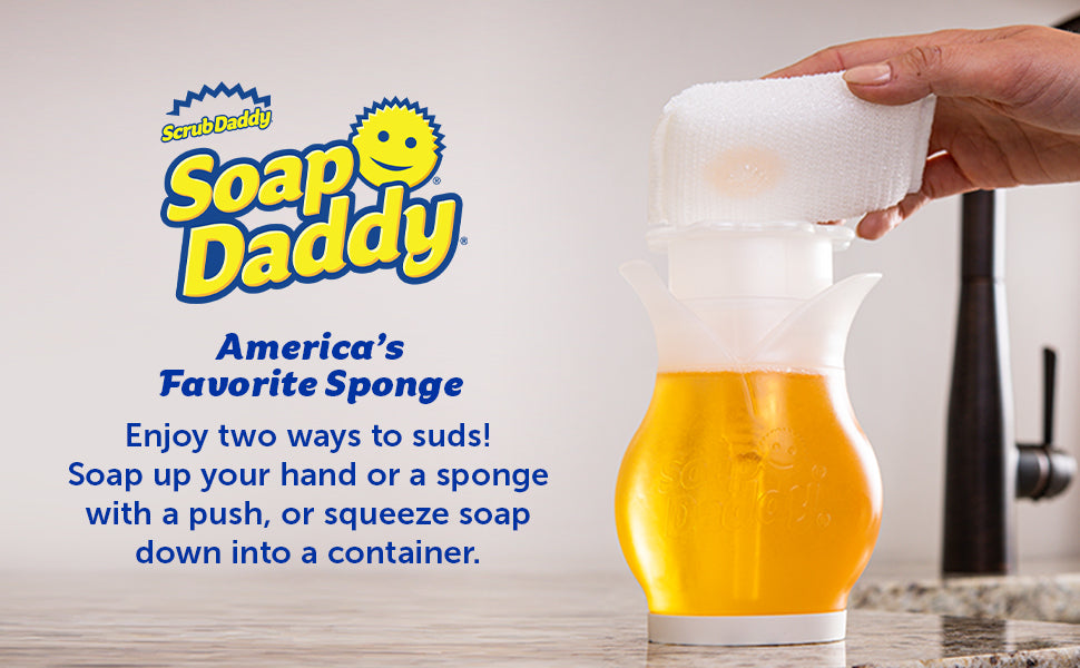 Scrub Daddy – Soap Daddy Seifenspender mit Doppelfunktion