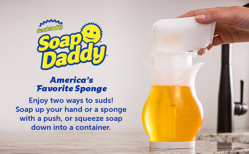 Scrub Daddy – Soap Daddy Seifenspender mit Doppelfunktion