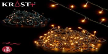 LED-Lichterkette 50 Spot - Warmweiß