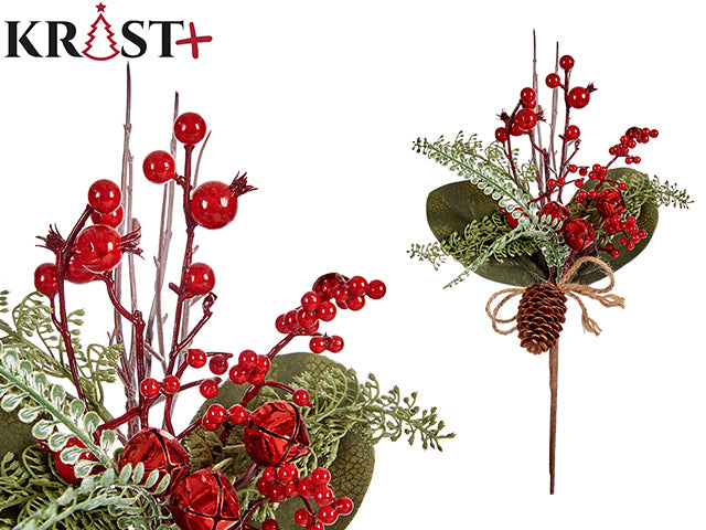 Christus - Ansteckblume mit Blüten und Früchten