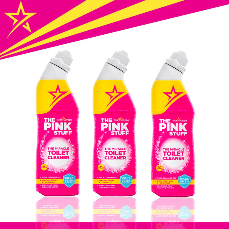 The Pink Stuff – Set mit 3 Toilettenreinigern – 750 ml