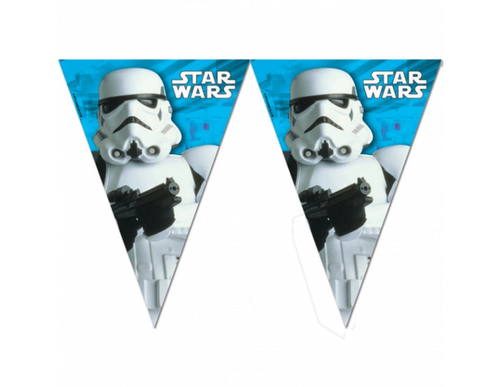 Decorata Party - Fødselsdag Banner Med Star Wars - Dollarstore.dk