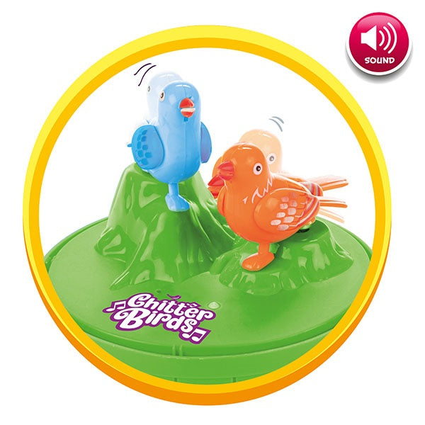 ToiToys – Käfig mit Vögeln in Bewegung mit Licht und Ton 